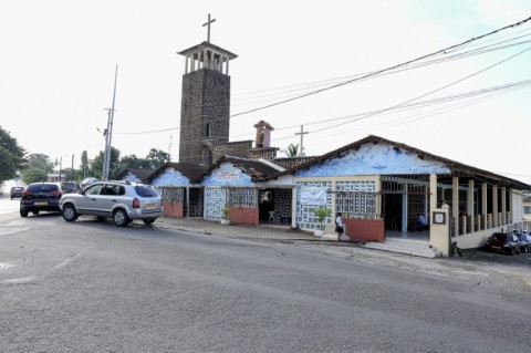 The day after voters poured into polling stations, the streets of the capital Libreville were calm