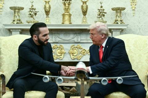 US President Donald Trump has encouraged Salvadoran President Nayib Bukele to build more jails
