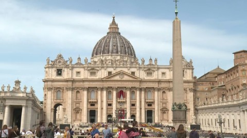 Bells ring in the Vatican to mark the death of Pope Francis