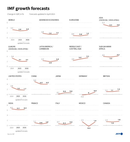 IMF growth forecasts
