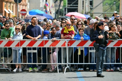 A massive security operation is underway for the funeral with hundreds of thousands of mourners due to head to Rome