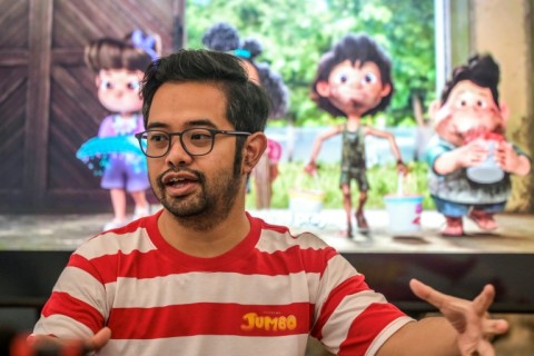 Director Ryan Adriandhy Halim, speaking during an interview in Jakarta