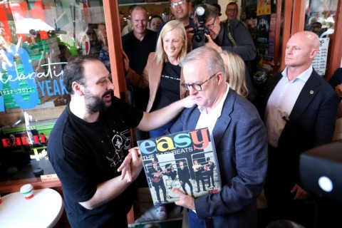 Leaders around the world congratulated Albanese on his triumph