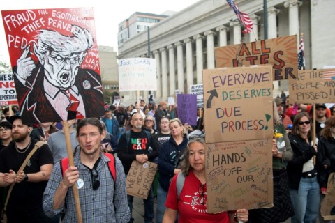US President Donald Trump has faced opposition to his immigration policies, including from protesters in Denver, Colorado