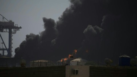 Drone strikes rock Port Sudan in third day of attacks