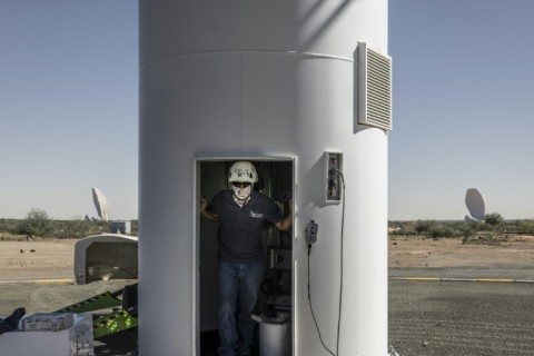 The MeerKAT operates in a 'radio quiet zone' where radio waves, cell phone signals and wireless connections are strictly controlled to prevent interference with the telescope's tracking