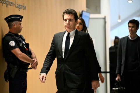 French actor Gerard Depardieu's lawyer Jeremie Assous arrives in court to attend the verdict in the sexual assault trial of the French cinema icon