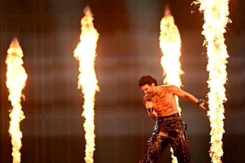 Armenia's Parg qualified from the second semi-final with the song 'Survivor'