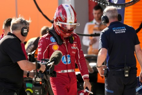 Charles Leclerc starts from sixth on the grid in Imola along with Ferrari teammate Lewis Hamilton