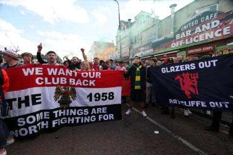 Man Utd fans protested against the Glazer family before kick-off