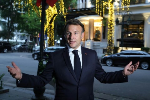 Macron had an air of exasperation