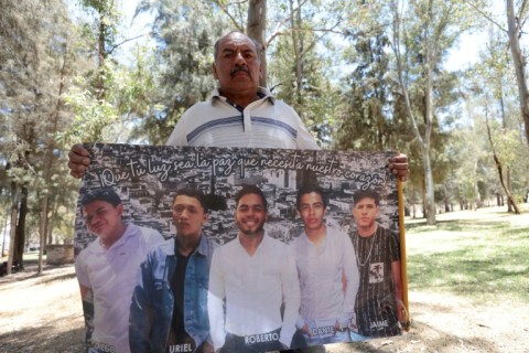 Armando Olmeda, whose son Roberto Carlos disappeared with four friends, says justice "is not being served"
