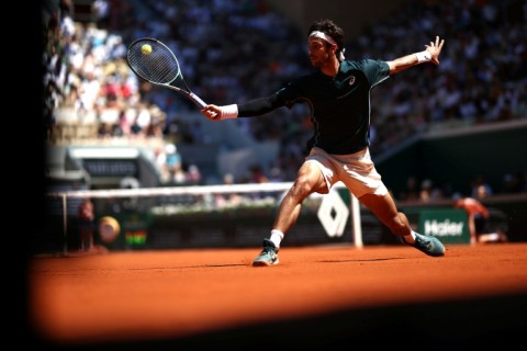 Italy's Lorenzo Musetti dropped a set for the first time in the tournament but rallied to reach the last 16 in Paris