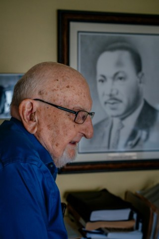 Joseph Ellwanger took part in strategy meetings with civil rights icon Martin Luther King, Jr -- the only white religious leader to do so