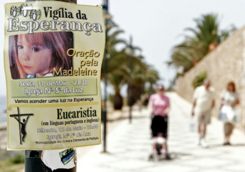 Three-year-old Madeleine McCann disappeared from a resort in southern Portugal in May 2007