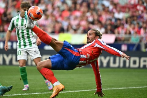 Atletico Madrid's French forward Antoine Griezmann ended the season in poor form but signed a new contract