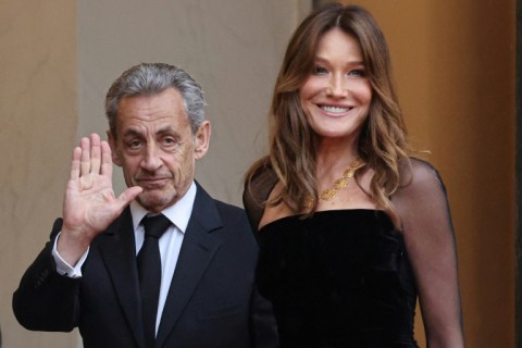 Sarkozy and his model-turned-singer wife Carla Bruni regularly socialise with Macron