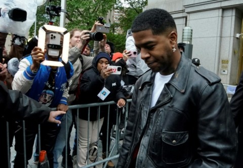 Rapper Kid Cudi leaves federal court after testifying at the Sean "Diddy" Combs sex trafficking trial
