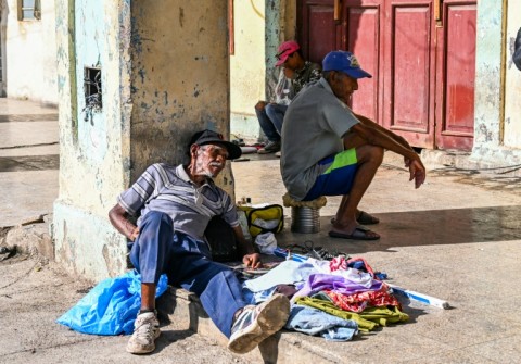 Cuban street vendors sell all sorts of second-hand items in an attempt to make ends meet