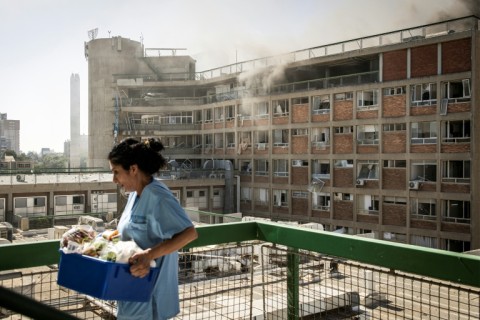 The Soroka Hospital in southern Israel was hit by Iranian missiles