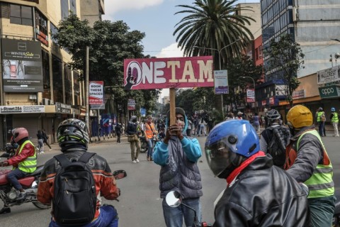 Protesters want William Ruto to be a 'ONETAM' (One Term) president