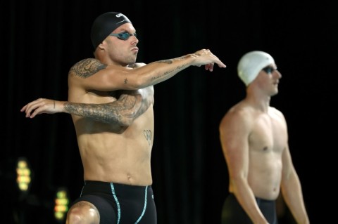 Kyle Chalmers (L) and Cameron McEvoy (R) spearhead the Australian me at the world swimming championships