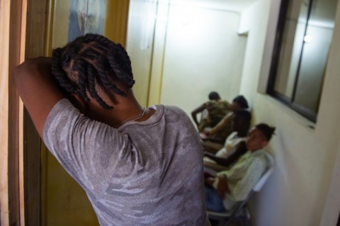 HIV patients wait for medication in Haiti, where hospitals fear the impact of the USAID funding cuts
