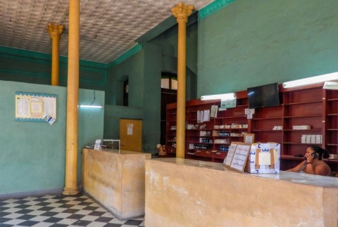 Cuban pharmacy shelves are bare