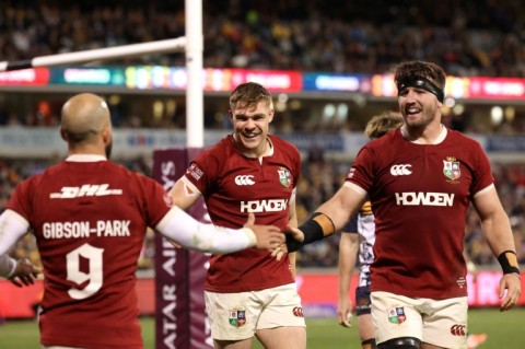 British and Irish Lions were too strong for the ACT Brumbies