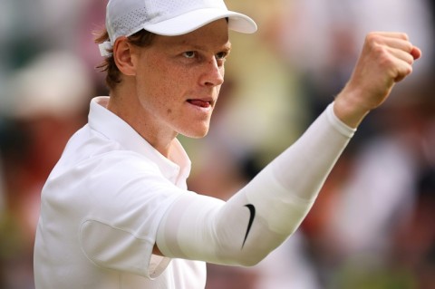 Italy's Jannik Sinner hopes to reach his first Wimbledon final