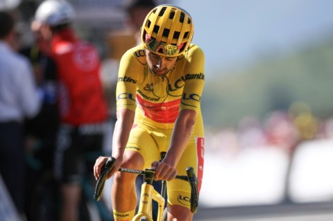After two days in yellow Irishman Ben Healy gave up the overall lead of the Tour de France after a punishing stage 12 left him over 13 minutes off the pace