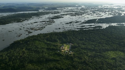 Brazil recognizes the existence of indigenous peoples living in voluntary isolation in Ituna/Itata, a territory in the Brazilian Amazon the size of Sao Paulo, near the village of Ita’aka, seen here