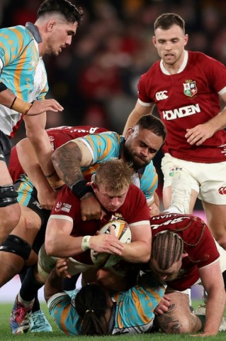 The British and Irish Lions edged past the First Nations and Pasifika XV 24-19