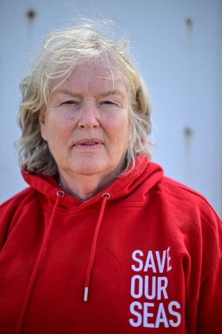 SOS Whitstable volunteer Elane Heffernan became ill after bathing close to sewage spillages in 2021