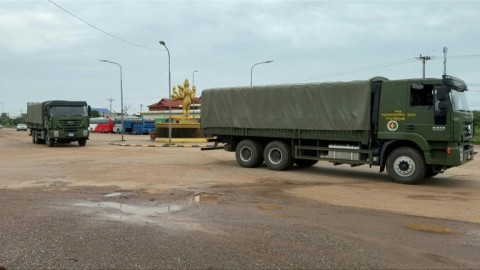 Cambodian town Samraong after deadly border clashes with Thailand