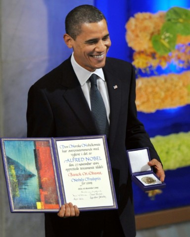 Barack Obama's winning of the Nobel Peace Prize in the first year of his presidency has not sat well with current US President Donald Trump, who has griped that his predecessor was presented with the prestigious award for 'doing nothing'