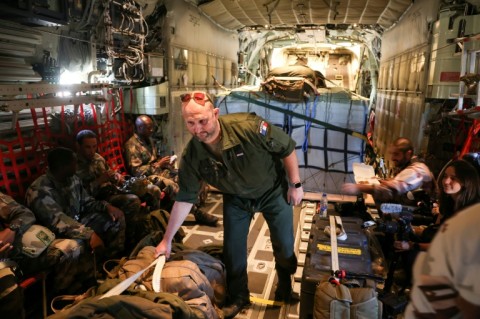 Air drops such as those carried out by France are not seen as sufficient