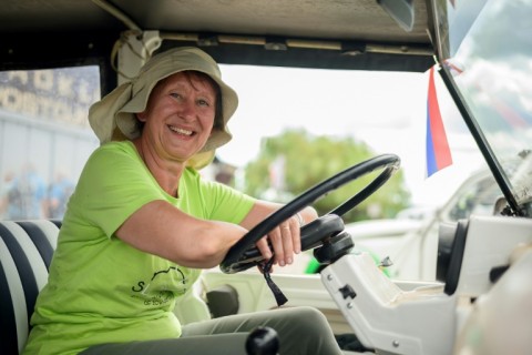 Karmen Uglesic is one of the organisers of the 25th global rally of 2CVs