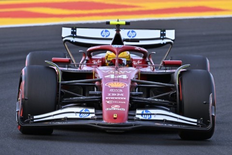 Lewis Hamilton endured a difficult weekend with Ferrari at the Hungaroring