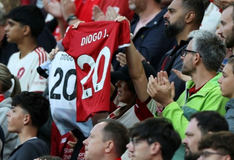 Liverpool fans pay tribute to late forward Diogo Jota at their pre-season friendlies against Athletic Bilbao at Anfield