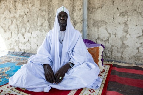 Traditional leader Abba Ali Abakura fears young people are "turning into bandits" because of the crisis