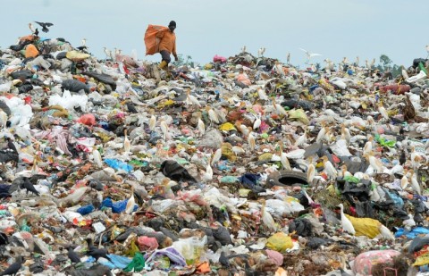 Plastic waste has been found from the bottom of the seas to the tops of mountains
