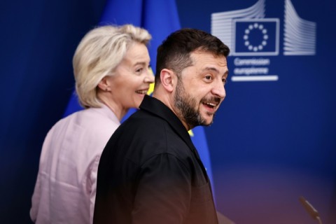 Von der Leyen will also be in Washington as part of the delegation of European leaders backing Zelensky