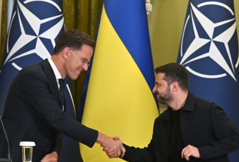 NATO chief Mark Rutte visited Kyiv, largely to discuss security guarantees for Ukraine
