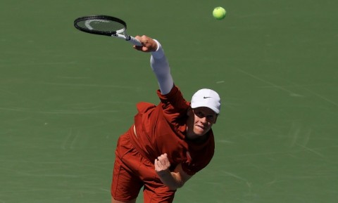 Italy's defending champion and world number one Jannik Sinner powered into the second round of the US Open with an emphatic win