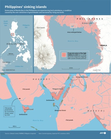 Philippines' sinking islands