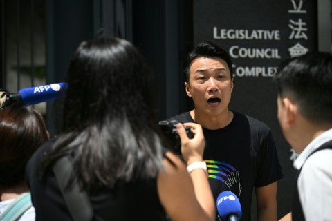 Hong Kong LGBTQ rights activist Jimmy Sham said the community was 'very disappointed' by the vote