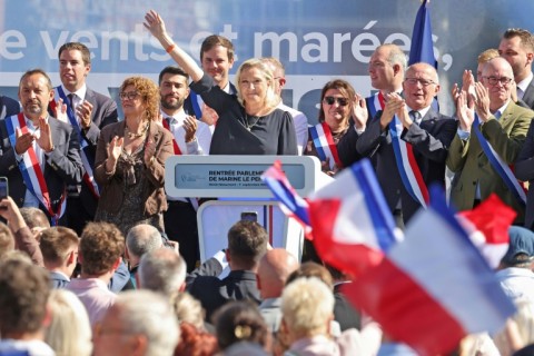 The far right's Marine Le Pen has been disqualified from running for office, but is putting her hopes in an appeal