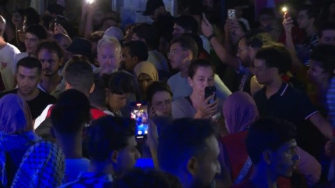 Activists on Gaza aid flotilla arrive in Tunisia after saying boat hit by suspected drone