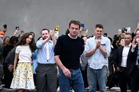 Jonathan Anderson appeared at the end to acknowledge the applause